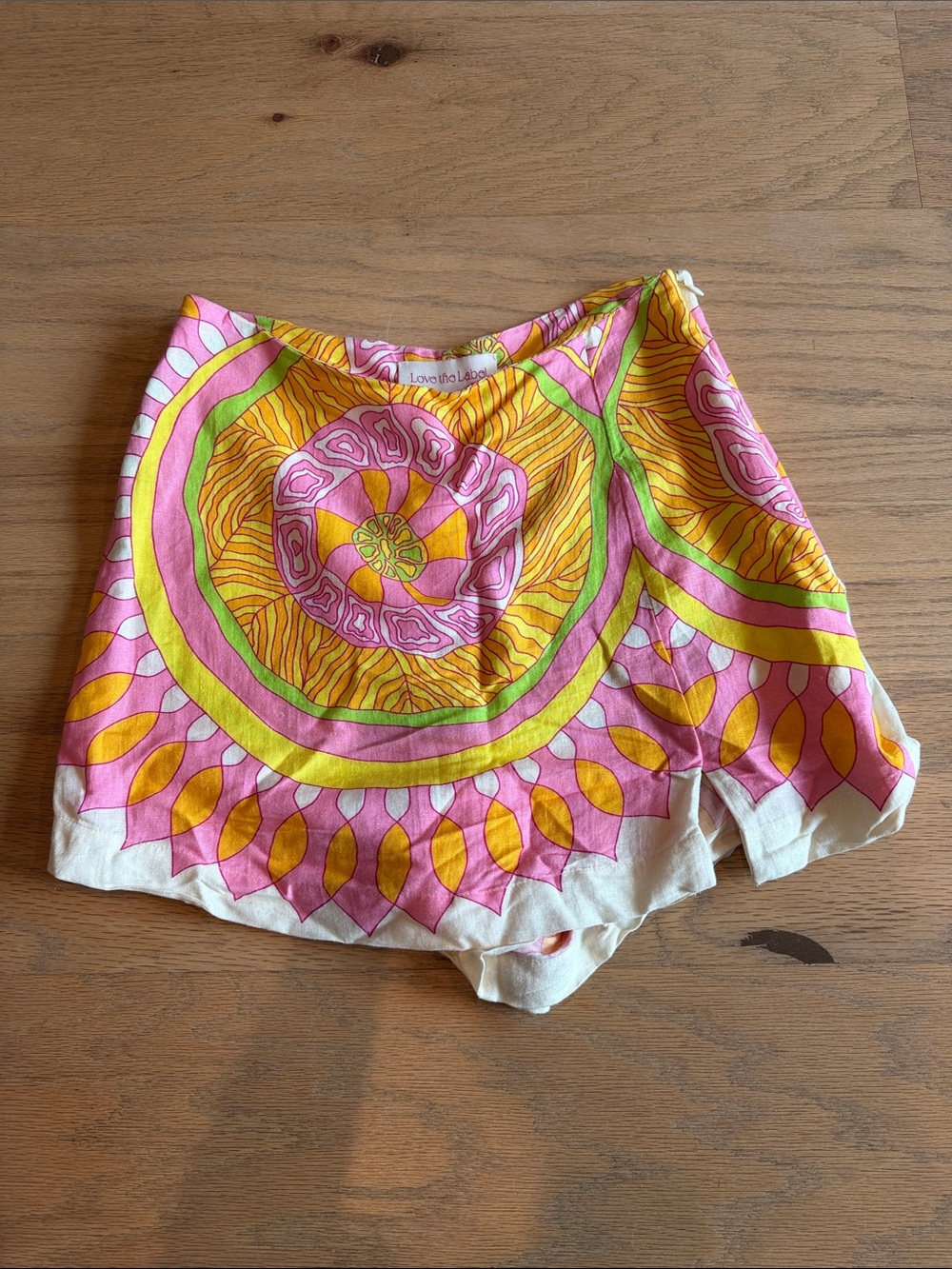 Love the Label Printed Linen Women’s Skort S